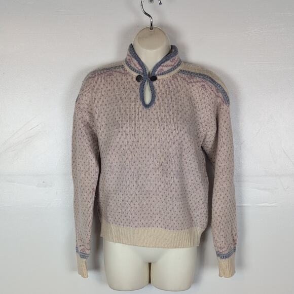 Eddie Bauer Sweaters - Eddie Bauer 100% Pure Wool Vintage Pull Over Sweater